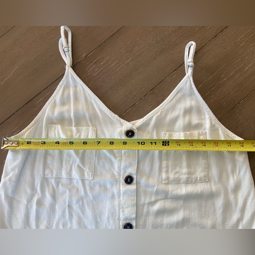 E M Rhea Two Pocket Cami | Off-White - Picture 5 of 8